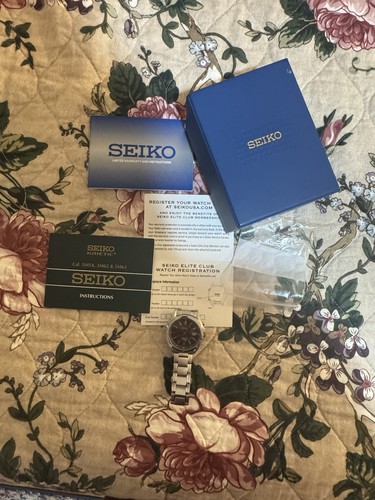 Seiko men kinetic watch 100m - men's,