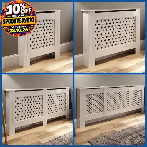White radiator cover grill - radiator,
