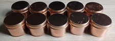 10 X Rose Gold Empty Candle