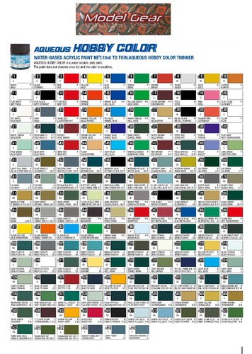 Hobby aqueous acrylic paint - acrylic,