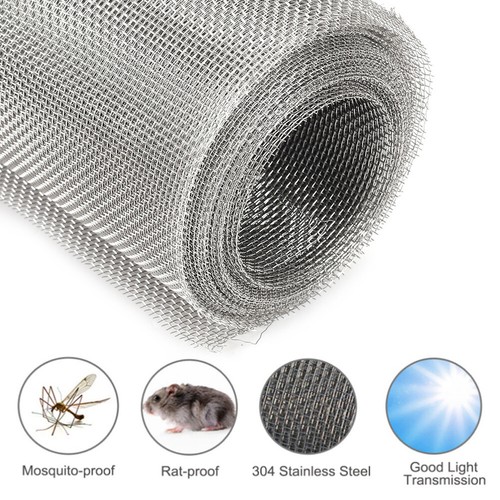 Stainless steel rat mesh - stainless,