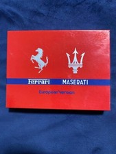 Ferrari Maserati Towel European Version 35×35cm With Box Made in Japan New