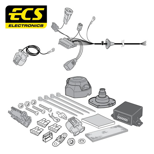 Towbar wiring kit - 7, pin