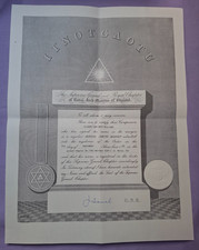 Royal Arch Mason Warrant