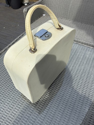 Vintage cream vanity - vanity, travel