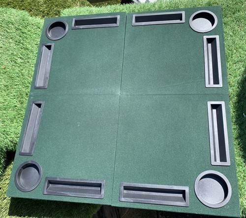 Square folding gaming table - square,