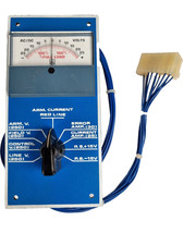WER B1082-135A FJ Analog Meter Panel DC Drive Monitor Volt Amp Selector
