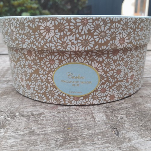 Wedgwood bone cuckoo blue cup - bone,