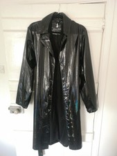 Rains Black Patent Mackintosh Old Stock