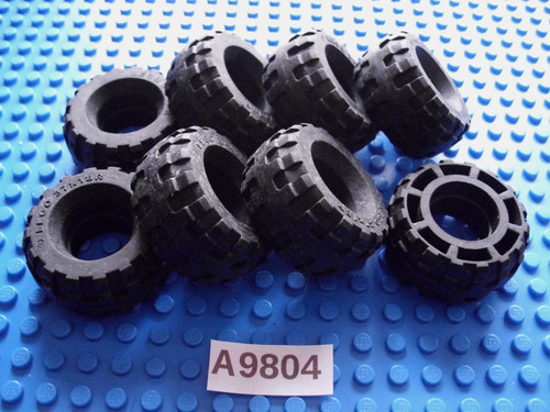 Lego black chunky tyres - chunky,