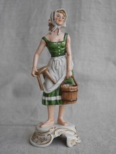 Vintage Goebel Porcelain Figurine, Gerhard Bochmann 1973 “Milk Maid”, W. Germany