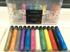 12 X ACRYLIC PAINTS Water