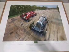 Terence Cuneo Multi Pencil Signed Ltd Edt Print - The Spirit of Brooklands