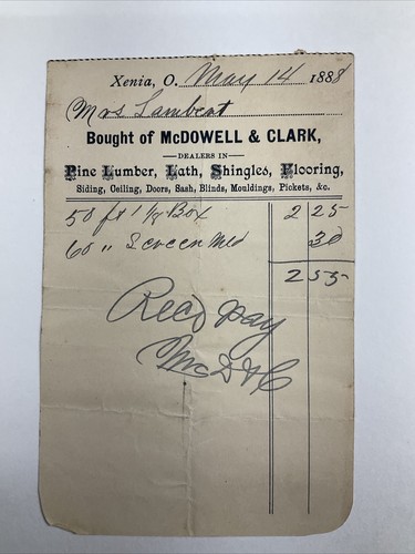 Xenia ohio 1888 mcdowell - xenia,,