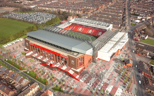 Liverpool anfield football - liverpool,