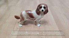 King Charles Cavalier Spaniel dog figurine ornament (toffee & cream)