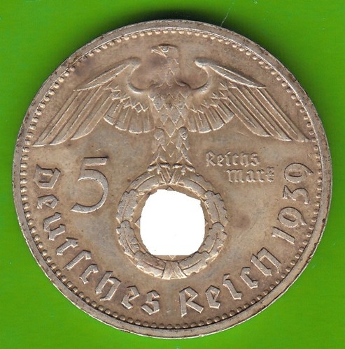 Rare 1939 silver reichsmark - rare,