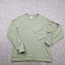Cp Company Jumper Mens Small Green  Lens Sweatshirt Pullover Terrace Casual