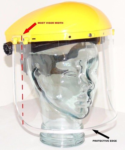 Full face shield clear - full,