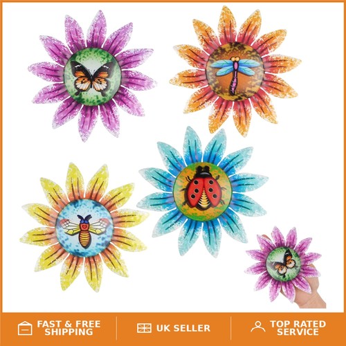 Exquisite metal sunflower - 4-pc,