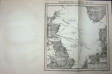 Original Old Antique Print