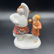 Coalport Characters The Snowman Highland Fling Figure Figurine 2002 RARE VGC