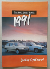 Opel Corsa Range Brochure 1991