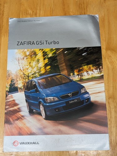 2002 vauxhall zafira gsi - 2002,