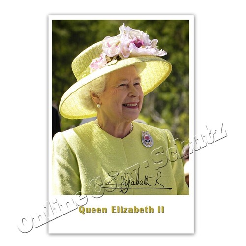 Queen elizabeth autograph - ii,