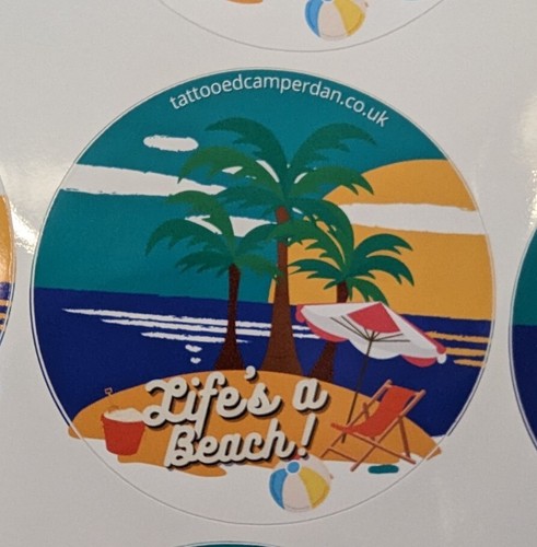 Life beach campervan vinyl - life's, a