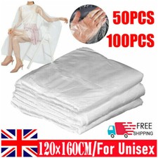 50-500x EXTRE LARGE Disposable Barber Gown Cloth Hair Cutting Salon Cape Cloak 
