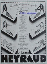 ADVERTISEMENT HEYRAUD SHOE