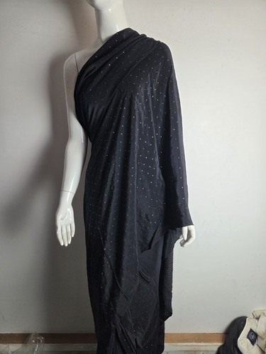 Ladies black silk indian - ladies,