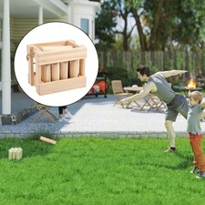 SPORTNOW Molkky Game Wooden