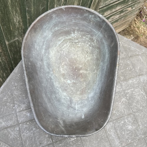 Victorian brass scale pan - brass,