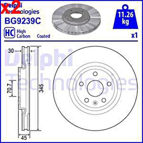 Brake disc delphi fits - brake,