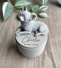 Personalised Chihuahua Dog Urn