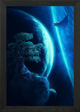 Stingray and Tree Framed Wall