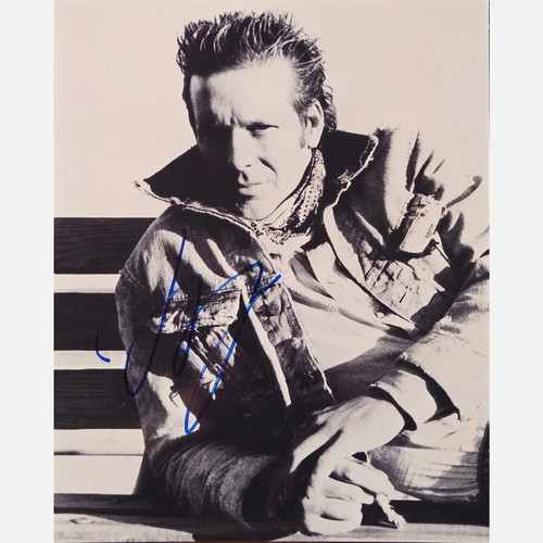 Mickey rourke autograph acoa - mickey,