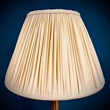 Cream Gathered Pleated Lampshades To Match Curtains Duvets Cushions Throws Blind