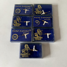 Diamond Replacement Stylus For Philips AG 3306 / GP200 New Old Stock Bundle x 7