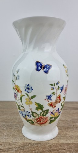 Vintage floral vase butterfly - floral,