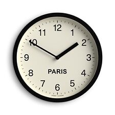 Jones® Paris Time Zone wall clock 20cm black Arabic quartz office living room