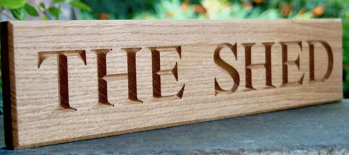 Personalised carved house - carved,