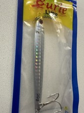 jig lure saltwater freshwater pollock wrasse pike silver 30g sea metal treble