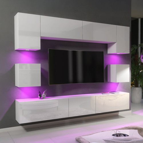 Wall unit high gloss doors - gloss,