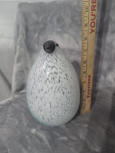 Murano style art glass penguin - style,