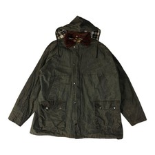 Sherwood Forest Wax Jacket Mens 3XL Green Hooded Country Hunting Coat Outdoor