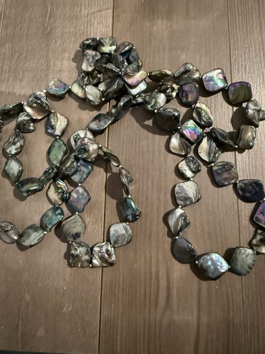 Natural abalone shell long - natural,
