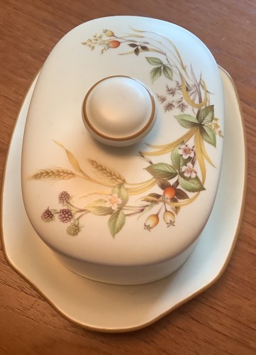 Harvest butter dish - m&s,